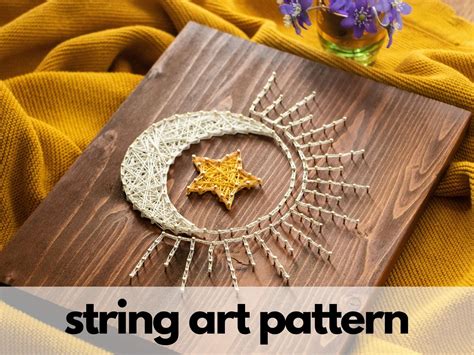 Image result for String Art Pattern Moon