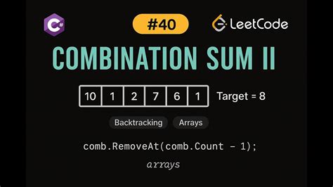 Toradh íomhá ar LeetCode Combinationsum Solution