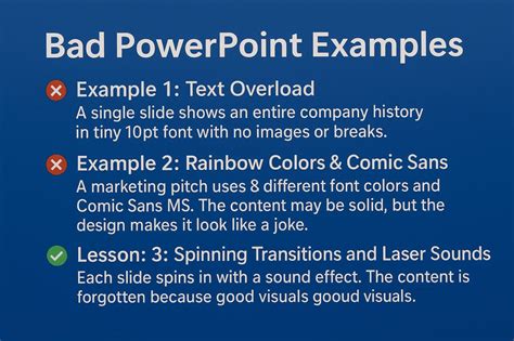 Image result for Bad PowerPoint Examples