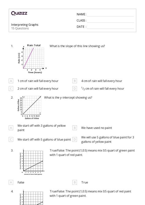 Image result for Line Graph Questions Grade 8
