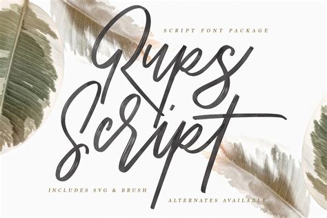 Image result for Script Font SVG