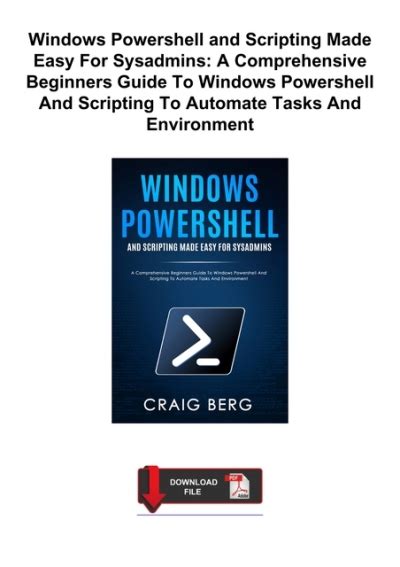 Image result for PowerShell Scripting For Dummies