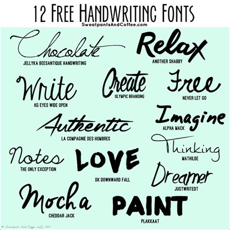 Creative Handwriting Ideas