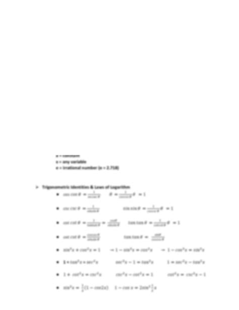 Toradh íomhá ar Types of Calculus Formulas