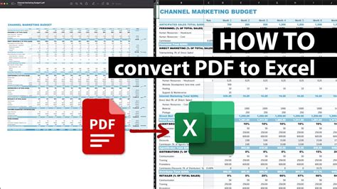 Image result for How Convert PDF to Excel File