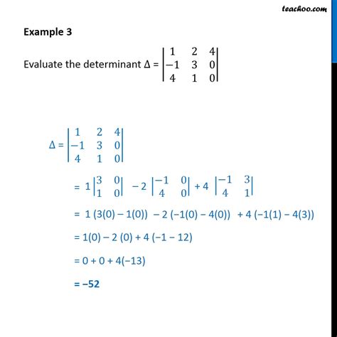 Image result for Determinant Example