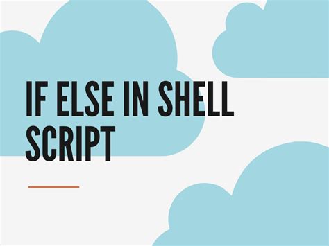 Image result for Linux Shell Script If Else