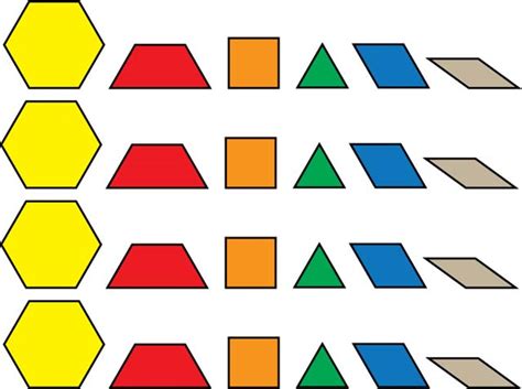 Image result for Pattern Blocks Clip Art
