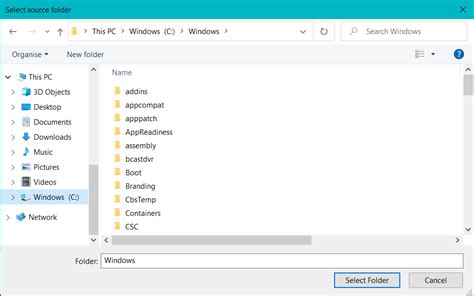 FolderBrowserDialog WPF-साठीचा प्रतिमा निकाल