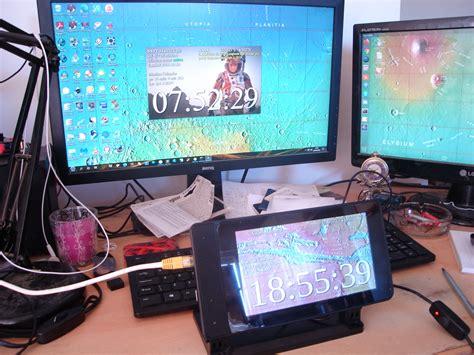 Toradh íomhá ar Raspberry Pi Internet Clock