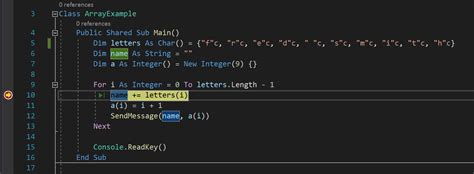 Visual Basic Debug Mode に対する画像結果