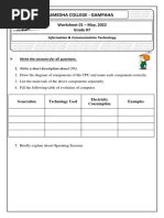 Image result for Virus Computer Worksheet Grade 4