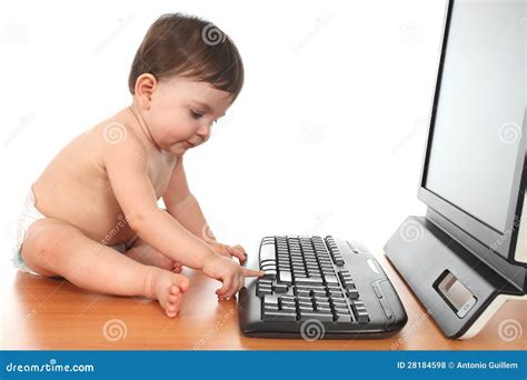 Image result for Baby Funny Typing Computer