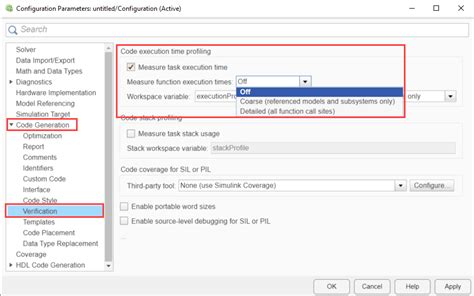 Image result for Code Generation Setting in MATLAB