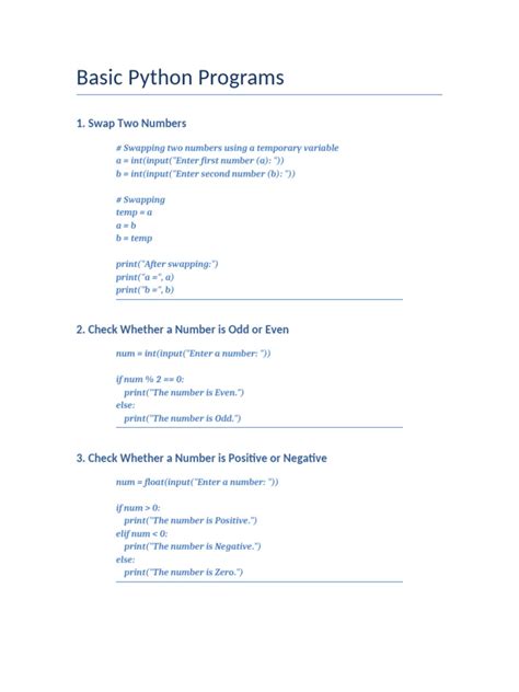 Afbeeldingsresultaten voor Basics Pyton Programs