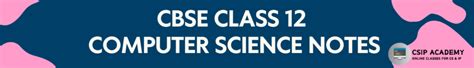 Image result for Class 12 CS Chapter 1 Notes