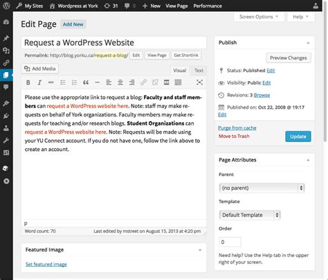 Toradh íomhá ar WordPress Control Panel