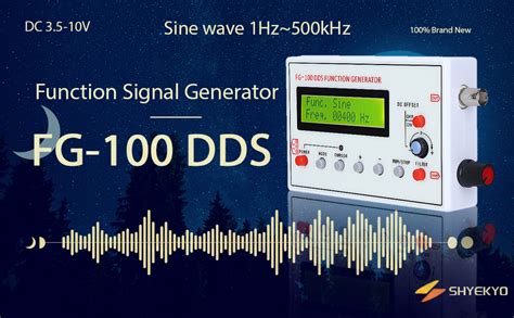 FG 100 dds function Generator に対する画像結果
