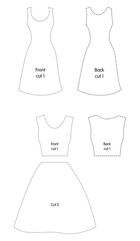Afbeeldingsresultaten voor Barbie Baby Clothes Patterns
