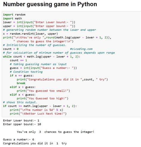 Image result for Guessing Game Python