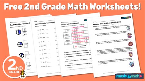 Image result for 2nd Grade Math Homework Printable