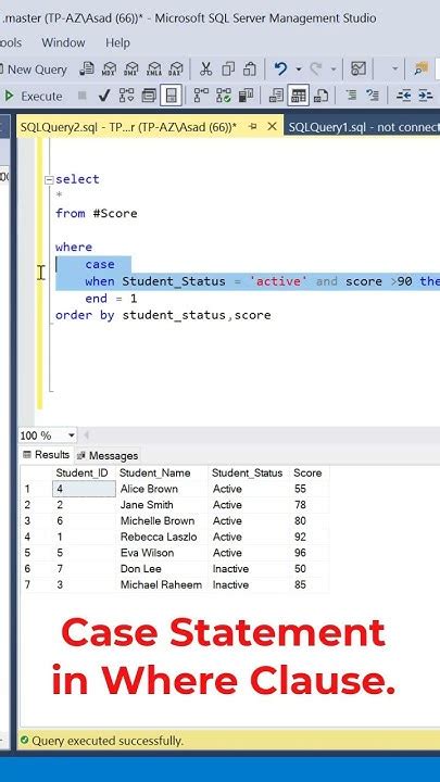 Image result for SQL Case Statement in Where Clause
