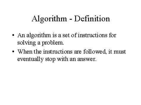 Image result for Algorithm Meaning