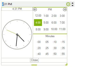 Image result for Visual Studio Time Picker