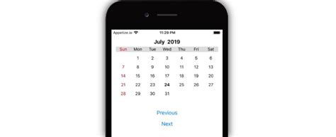 Afbeeldingsresultaten voor React Native Calendar