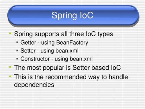 IOC Principles in Spring に対する画像結果