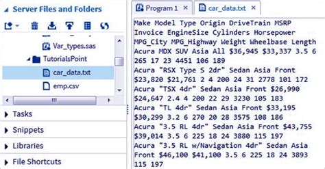 Image result for SAS Output to CSV File