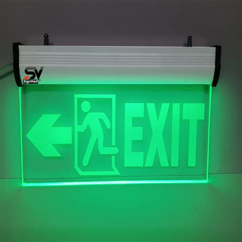 LED Exit Sign Arrow Up Sided に対する画像結果