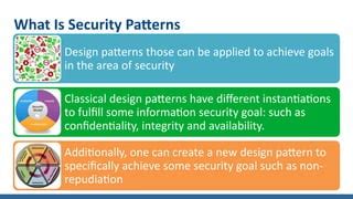 Image result for Security Pattern and Secure Software Development