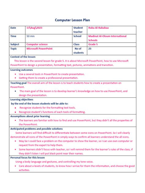 Toradh íomhá ar Computer Mini Lesson Plan