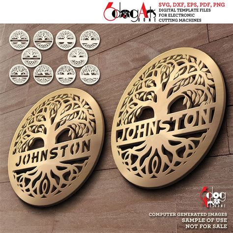Image result for Tree of Life Name Plaque DXF
