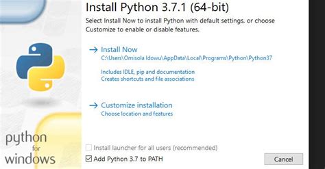 Add Python to Path Windows に対する画像結果