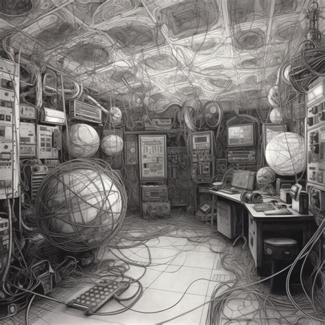 Computer Room Drawing に対する画像結果