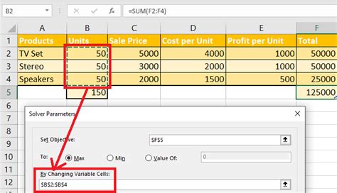 Image result for Solver Set Up Excel