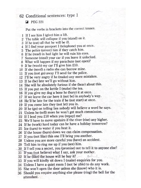 Afbeeldingsresultaten voor Conditional Sentences Type 1 Judul