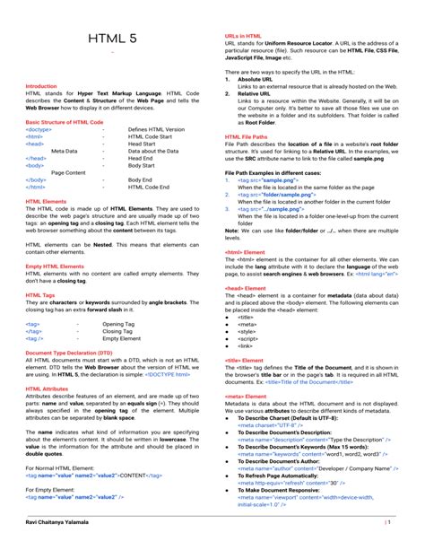 Image result for HTML Notes