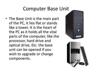 Image result for Computer Base Unit Function for Kids