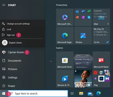 Image result for Windows Sign Out Screen