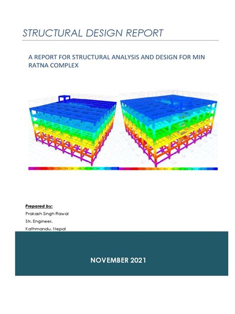Structural Design Project Report Template に対する画像結果