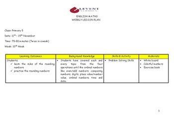 Rounding Numbers Lesson Plan PDF に対する画像結果