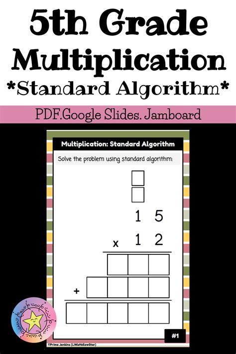 Image result for Standard Algorithm Multiplication Steps