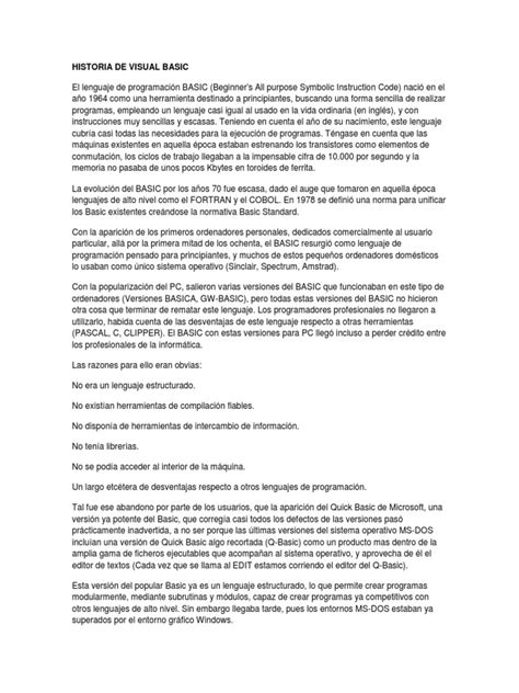 Image result for What Is the History of Visual Basic