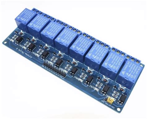 Image result for Relay Module 8 Channel for Arduino Back View