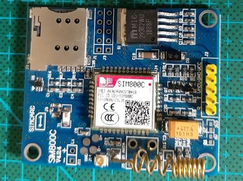 Image result for Arduino and Sim800c Module