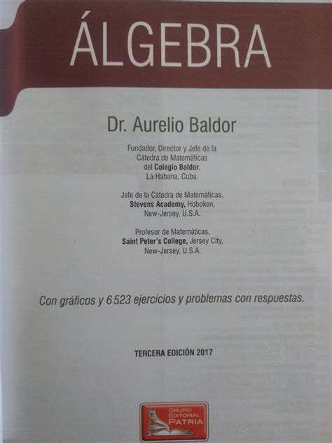 Image result for Libro De Algebra