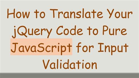 Image result for How to Convert a JavaScript to jQuery